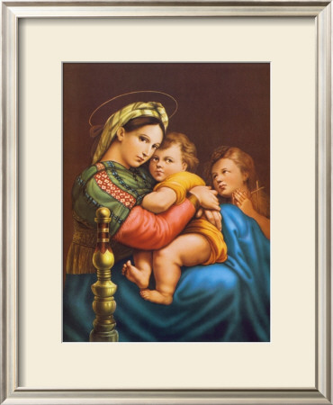 Madonna Della Seggiola by Raffaello Sanzio Pricing Limited Edition Print image