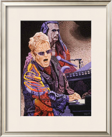 Elton John by Ingrid Black Pricing Limited Edition Print image