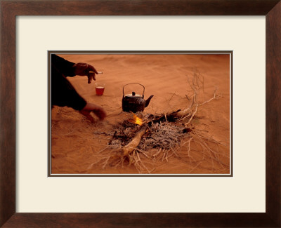Bedouin Desert Breakfast, Jordon-Wadirum by Charles Glover Pricing Limited Edition Print image