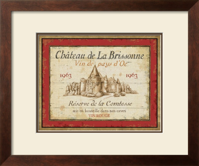 French Wine Labels I by Daphne Brissonnet Pricing Limited Edition Print image
