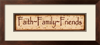 Faith, Family, Friends by Kim Klassen Pricing Limited Edition Print image
