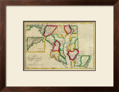 State Of Maryland, C.1827 by Robert Desilver Pricing Limited Edition Print image