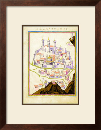 City Map, Damascus by Ptolemy Pricing Limited Edition Print image