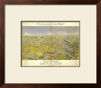 Kentucky And Tennessee, C.1861 by John Bachmann Pricing Limited Edition Print image