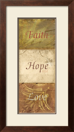 Faith, Hope And Love by Benny Diaz Pricing Limited Edition Print image