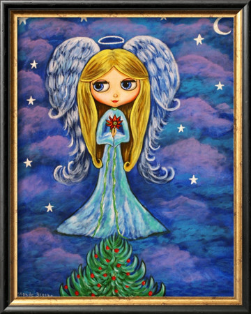 Christmas Angel by Blonde Blythe Pricing Limited Edition Print image
