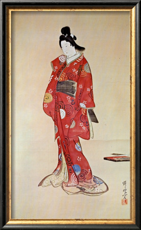 Lady In Red by Kyosai Pricing Limited Edition Print image