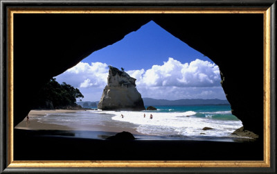 Cathedral Cove, New Zealand by Charles Glover Pricing Limited Edition Print image