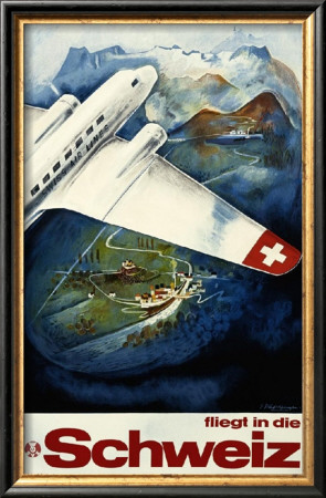 Fliegt In Die Schweiz by Eugen Hafelfinger Pricing Limited Edition Print image