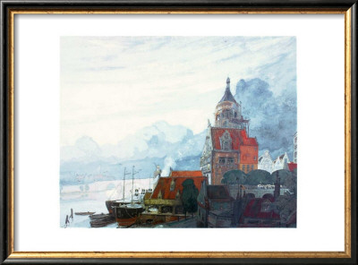 Village Pres De La Mer by Georges De Feure Pricing Limited Edition Print image