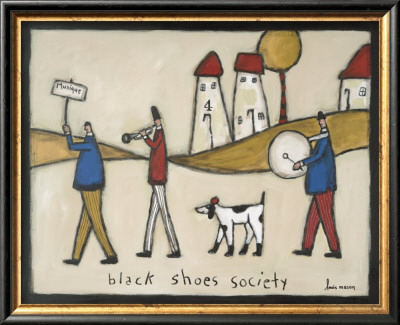 Black Shoes Society by L Mason Pricing Limited Edition Print image