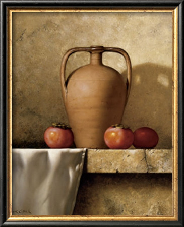 Olive Oil Jug With Persimmons by Loran Speck Pricing Limited Edition Print image