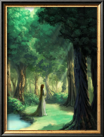 Girl In The Forest by Kyo Nakayama Pricing Limited Edition Print image