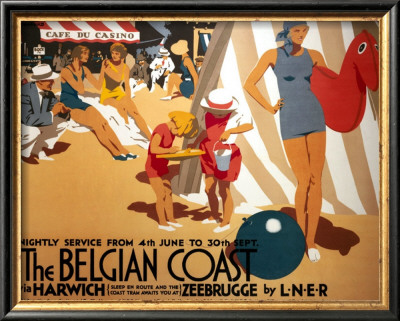 The Belgian Coast by Frank Newbould Pricing Limited Edition Print image
