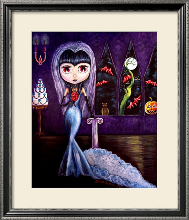 Gothic Halloween Blythe Bride by Blonde Blythe Pricing Limited Edition Print image