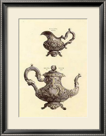 French Silver Coffee Pots And Teapots by Paul Petit Pricing Limited Edition Print image
