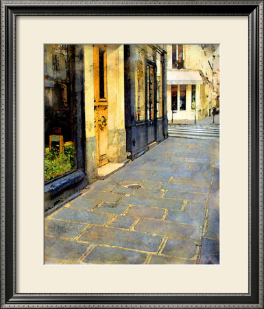 Stone Pavement In Paris, France by Nicolas Hugo Pricing Limited Edition Print image