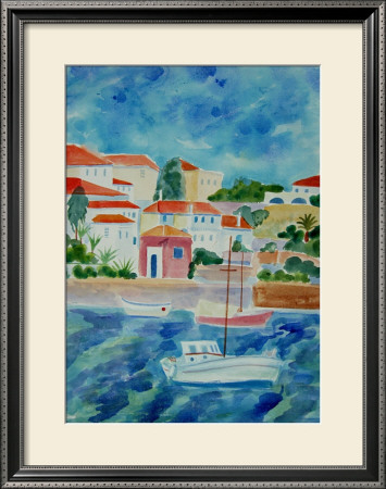 Greek Harbour by Mary Stubberfield Pricing Limited Edition Print image