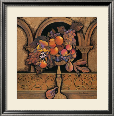 Memories Of Provence, Grapes And Persimmons by Karel Burrows Pricing Limited Edition Print image