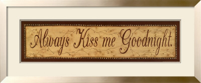 Always Kiss Me Goodnight by Kim Klassen Pricing Limited Edition Print image