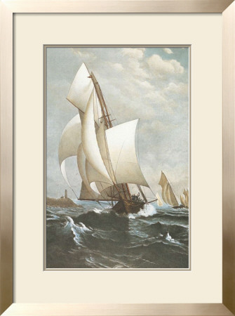 Winning Yacht by J. D. Davidson Pricing Limited Edition Print image