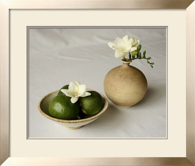 Freesia And Limes by Florence Rouquette Pricing Limited Edition Print image