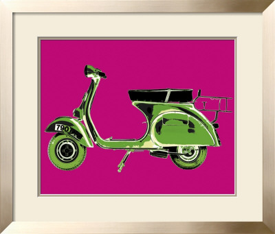 Vespa On Pink by Myrjam Tell Pricing Limited Edition Print image