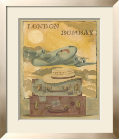 Airplane, London And Bombay by Mar Alonso Pricing Limited Edition Print image