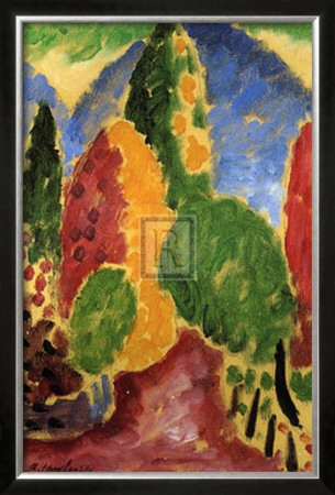 Landscape Variation by Alexej Von Jawlensky Pricing Limited Edition Print image