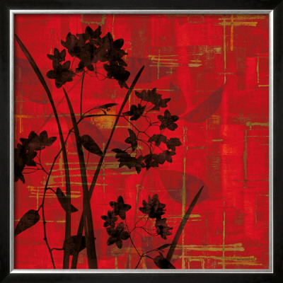 Silhouette On Red by Erin Lange Pricing Limited Edition Print image