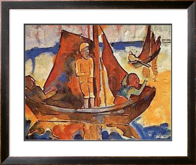 Fishing Boats by Karl Schmidt-Rottluff Pricing Limited Edition Print image