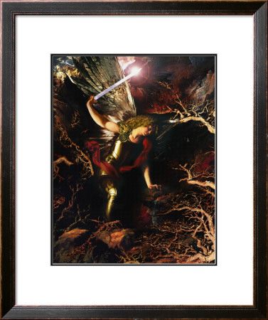 Michael Cutting Through Fear by Howard David Johnson Pricing Limited Edition Print image