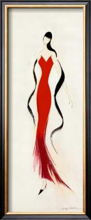 Lady In Red Ii by Marilyn Robertson Pricing Limited Edition Print image