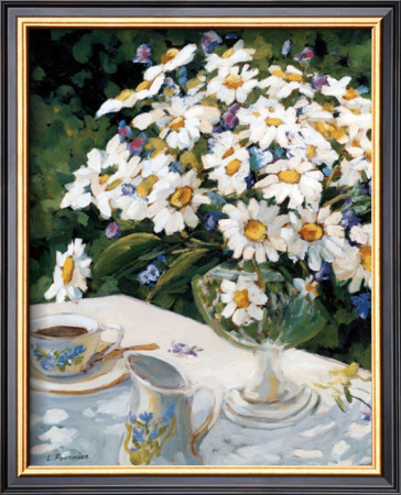 Breakfasting With Daisies by Liliane Fournier Pricing Limited Edition Print image