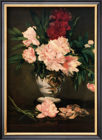Vase De Pivoines, C.1864 by Edouard Manet Pricing Limited Edition Print image