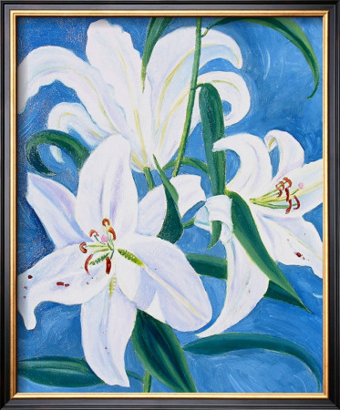 Lillies by Mary Stubberfield Pricing Limited Edition Print image