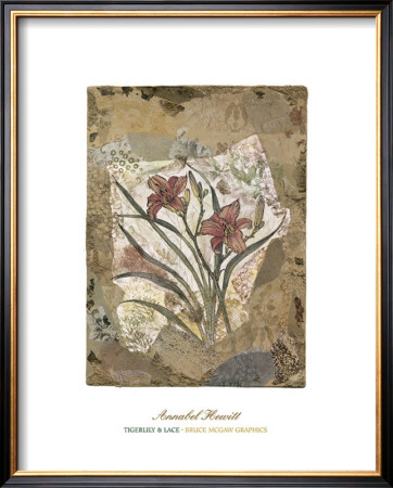Tigerlily And Lace by David Hewitt Pricing Limited Edition Print image