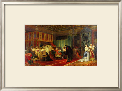 Le Cardinal Mazarin Mourant, 1830 by Paul Delaroche Pricing Limited Edition Print image