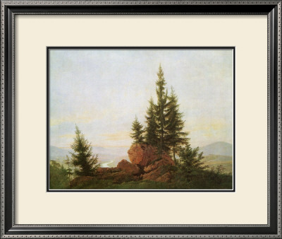 View Of The Elbe Valley by Caspar David Friedrich Pricing Limited Edition Print image