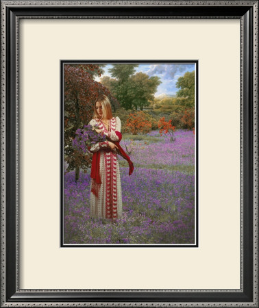 The Flower Picker by Howard David Johnson Pricing Limited Edition Print image
