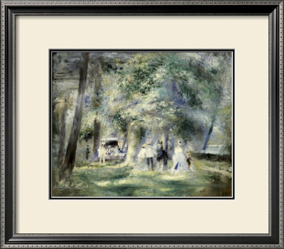 In The Park At Saint-Cloud by Pierre-Auguste Renoir Pricing Limited Edition Print image