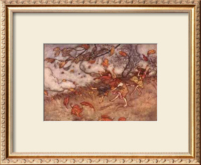 Joy Of A Fallen Leaf by Arthur Rackham Pricing Limited Edition Print image