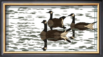 Canada Geese by Michael Lavasseur Pricing Limited Edition Print image