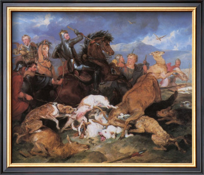 The Hunting Of Chevy Chase by Edwin Landseer Pricing Limited Edition Print image