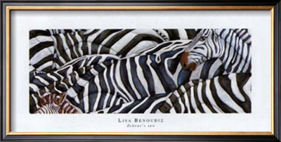 Zebras's Sea by Lisa Benoudiz Pricing Limited Edition Print image
