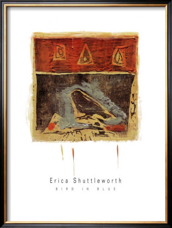 Bird In Blue by Erica Shuttleworth Pricing Limited Edition Print image