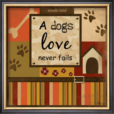 A Dog's Love Never Fails by Jennifer Pugh Pricing Limited Edition Print image