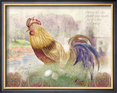 Blue Tail Rooster by Alma Lee Pricing Limited Edition Print image