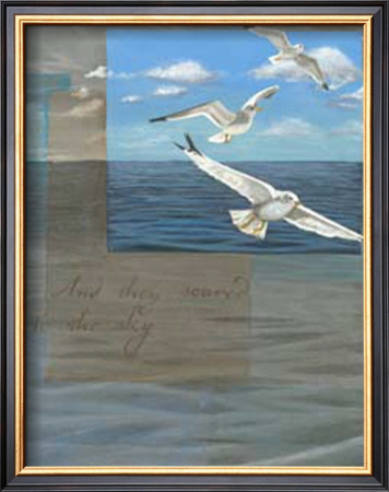 Three White Gulls Iii by Tara Friel Pricing Limited Edition Print image