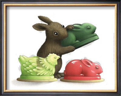 Rabbit And Jellies by Alan Baker Pricing Limited Edition Print image